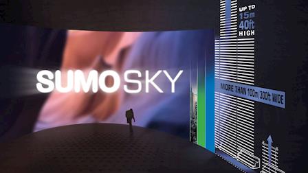 SUMOLIGHT Shows Off SUMOSKY LED Backdrop Display at Cine Gear 2022